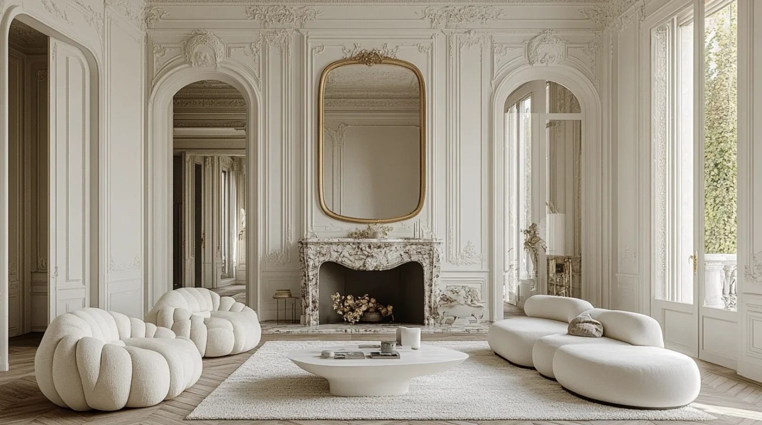 Living Room — Parisian Chic